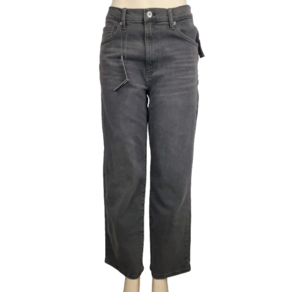 Fashion Nova women's black wash straight leg jeans size 13